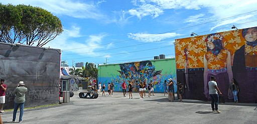 קירות הגרפיטי בשכונת Wynwood Walls