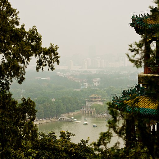ארמון הקיץ נוף אל אגם קונמינג בייג'ינג סין.חופשה לסין