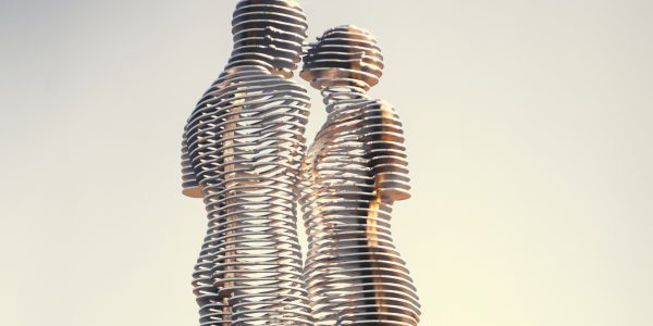 הפסל של עלי ונינו בטומי.חופשה בבטומי