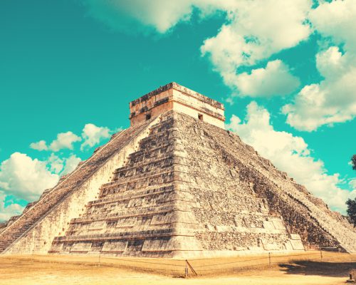 המבנה הקדוש של שבט המאיה נופש למקסיקו